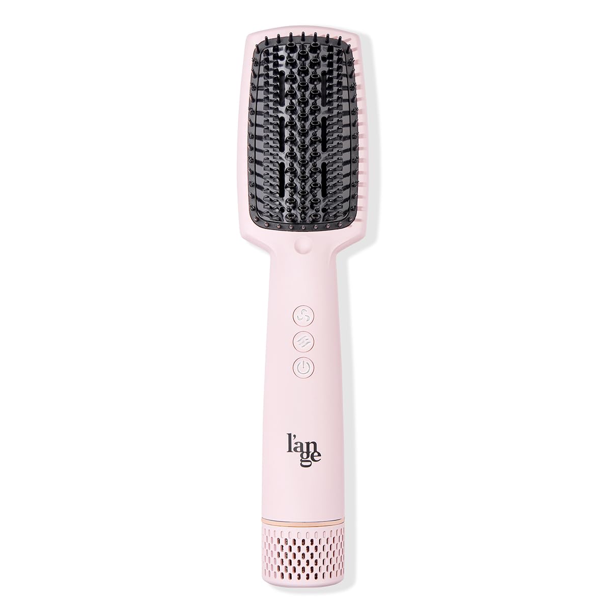 LANGE HAIR AIRess 2-in-1 Straightening Blow Dryer Brush | Combines Hair Straightening and Blow Drying Power (Blush)